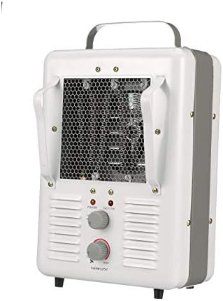 TPI Corporation 188TASA Fan Forced Portable Heater – Milk House Style Fan, 1500/1300W, 120V, Durable Winter Care Accessory. Genuine Heating Equipment white/off-white