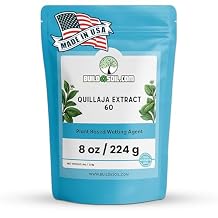 BuildASoil Quillaja Saponaria Extract Powder 60% 8 oz Natural Root Growth Booster for Plants