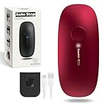 Ultrablade PRO Auto Stop Can Opener - Rechargeable Electric Can Opener for Kitchen for Seniors with Arthritis- One touch Side Cut Can Opener, Smooth Edge, Handfree, Portable Small Size, Red
