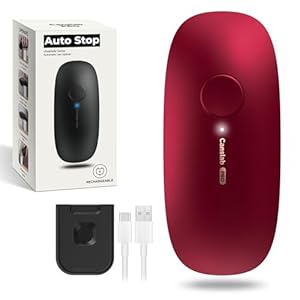 Ultrablade PRO Auto Stop Can Opener – Rechargeable Electric Can Opener for Kitchen for Seniors with Arthritis- One touch Side Cut Can Opener, Smooth Edge, Handfree, Portable Small Size, Red