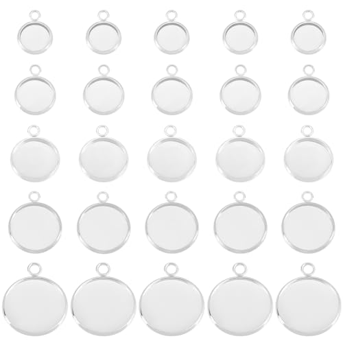 Beebeecraft 40Pcs Bezel Tray Set