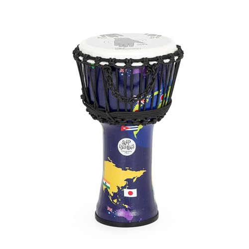 Djembé en corde Percussion Plus Slap de 20,3 cm pour l'initiation aux rythmes du monde