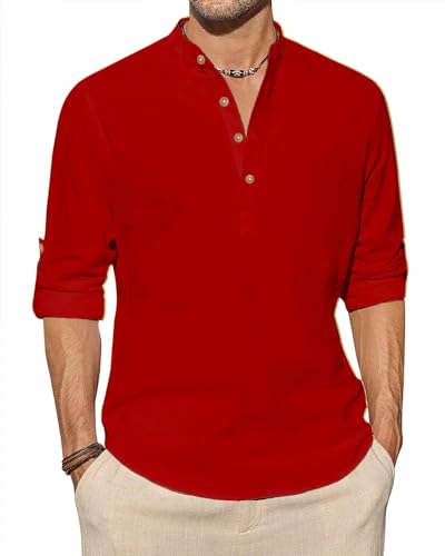 Image of Univibe Men Solid Cotton Blend Straight Kurta Shirt
