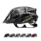 ARCH-GLOBAL 自転車 ヘルメット SG規格 大人用 【サイクリスト推奨 超軽量 ポリカーボネートシェル採用】 サイズ調節可 通気性 バイク 【安全規格 SG CEマーク認証 】 サイクリング ロードバイク 実測:58～64cm(SG規格サイズ:58～61.5㎝) (SG付き マウンテンブラック) 父の日