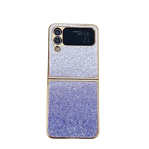 Coque Galaxy Z Flip 3 violette brillante pour sublimer vos soirées et sorties