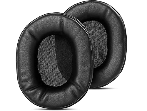 HTINDUSTRY Replacement Earpads Cushion Compatible with Mixcder E7 Headphone Premium Ear Pads with Softer Protein Leather/Memory Foam