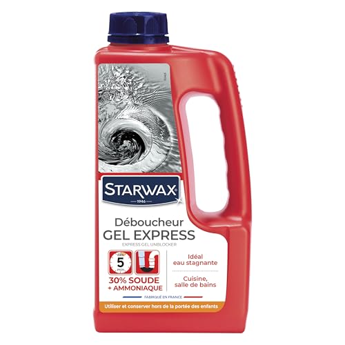 STARWAX Déboucheur Express pour Canalisations - 1L
