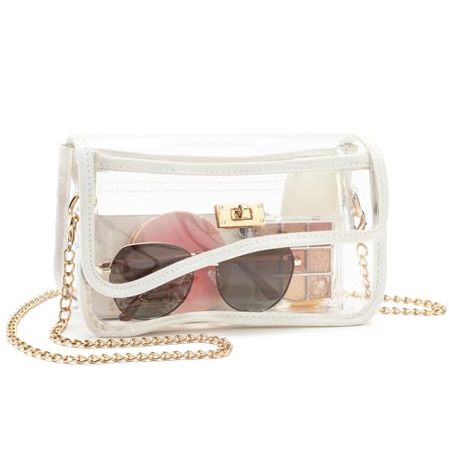 Image of YGR Clear Bag Stadium Event Concert Approved, Transparent Clear Crossbody Purse Shoulder Bag for Women