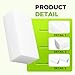 2 Pcs HDPE Plastic Blocks, White 1