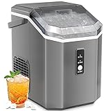 ZAFRO Nugget Ice Maker Countertop, Pebble Ice Maker with...