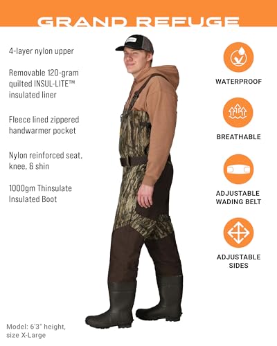 Image of FROGG TOGGS Men's Grand Refuge Bootfoot Hunter Bootfoot Wader