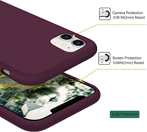 Image of DIZORO Samsung S25 Ultra Case, Compatible with Mag Safe, Matte Luxury Metallic Luster Flexible TPU Wireless Charging Shockproof Case with Camera Protector - 11 Wine