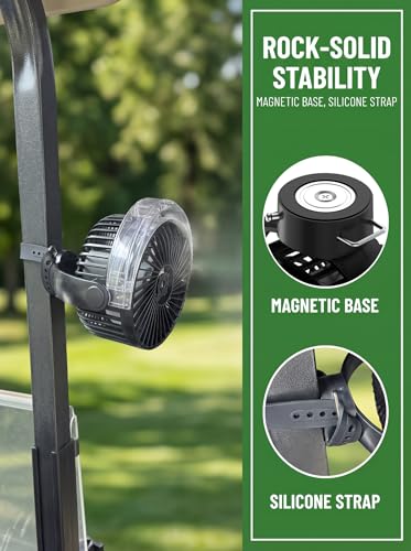 2-Pack Magnetic Misting Fan