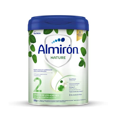Almirón Nature 2 Leche de continuación en Polvo, desde los 6 meses, 800g, 1 item