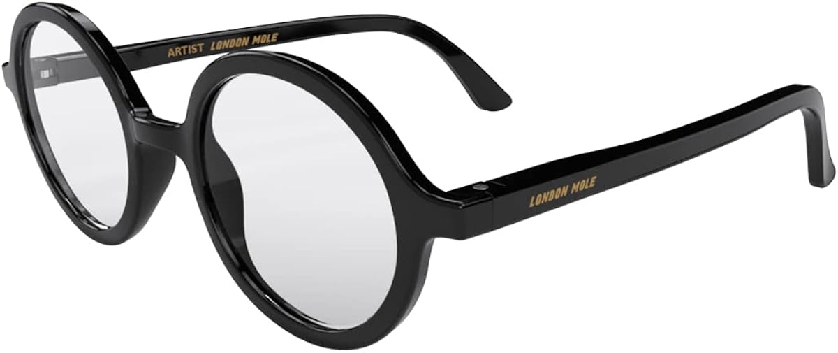 LONDON MOLE® Artist reading glasses, Gloss Black, 42 x 46 mm - Image 3