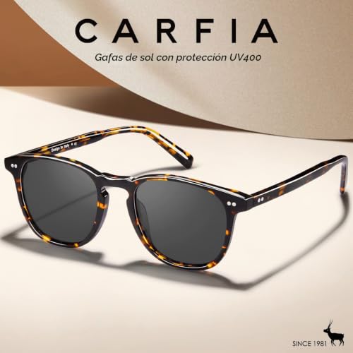 Miniatura 4 de Carfia Gafas De Sol Mujer Cuadrado, 100 De Protección Uv Ca5285c