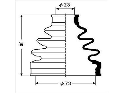 セイケン(Seiken) ドライブシャフトブーツキット SB166 600-00166