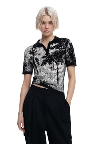 Desigual TS_Tropical Hawaii_LACROI, 2000 Black, L