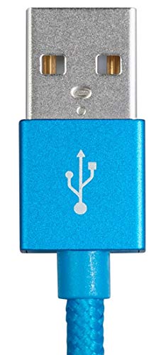 Monoprice Apple Mfi Certified Lightning To Usb Charge & Sync Cable - 3 Feet - Blue Compatible With Iphone X 8 8 Plus 7 7 Plus 6S 6 Se 5S, Ipad, Pro, Air 2 - Palette Series #TOP3