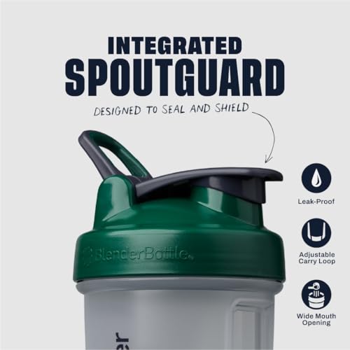 Image of BlenderBottle Classic V2 Shaker Bottle Perfect for Protein Shakes and Pre Workout, 20-oz, Green
