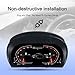 SNATEEN 12.3 inch for BMW 3 Series E90 E91 E92 2005-2012 Car LCD Digital Cluster Virtual Cockpit Speedometer Dash LCD Screen Instrument (Black)