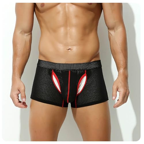 Men's Fishnet Hollow Out Thong Sexy Bikini Panties Hot Male Low Rise G-String Underwear Sissy Gay Briefs4