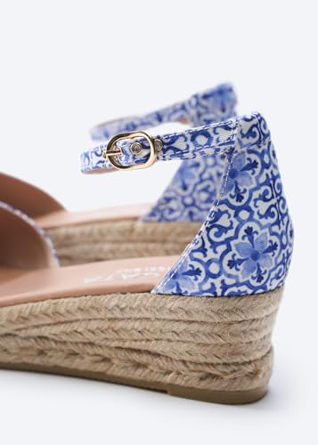 VISCATA Formiga Canvas Espadrille Sandal Wedges, Comfort and Style for Every Occasion, Size 5-12