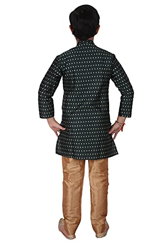 Image of Pro-Ethic Style Developer Jacquard Silk Kids Kurta Pyjama For Boys |Kids Kurta Pajama (S-146)