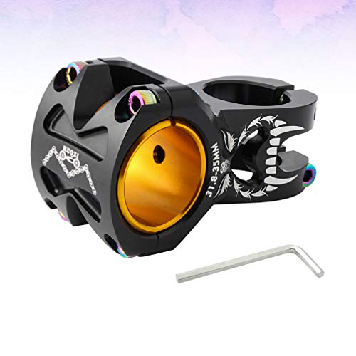 CLISPEED Bicicleta Montanha Haste De Bicicleta Curta Haste Mtb Haste De Titânio Adaptador De Cabeça