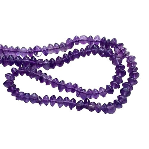 Améthyste violette 5 brins pour l'enfilage de perles - 2