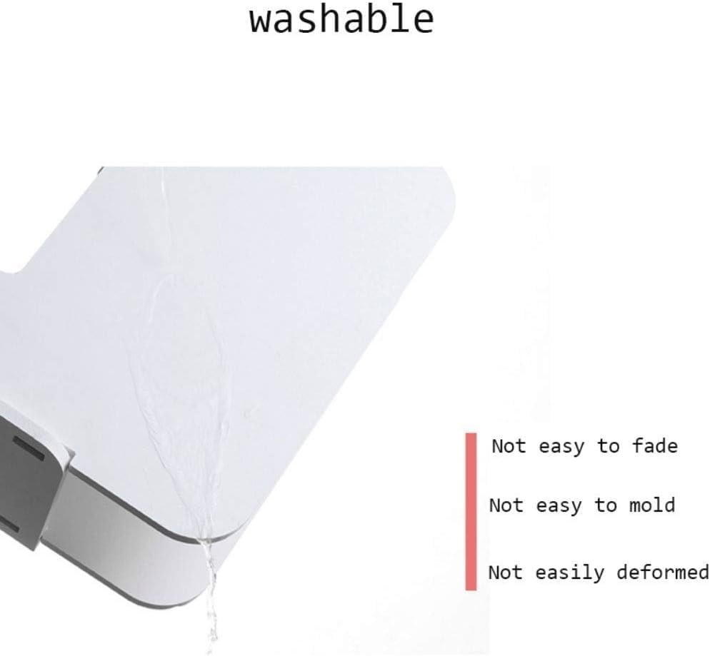 Console meuble TV flottant avec étagère murale pour décodeur - 6