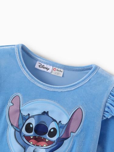 Image of Disney Girls' Tulle Tutu Dress Birthday Party Outfit Baby /Toddler | Officially Licensed, Frozen Elsa, Minnie, Princess, Velvet Top with Belt, Multi-Layer Mesh Skirt, Ruffle Long Sleeve Clothes