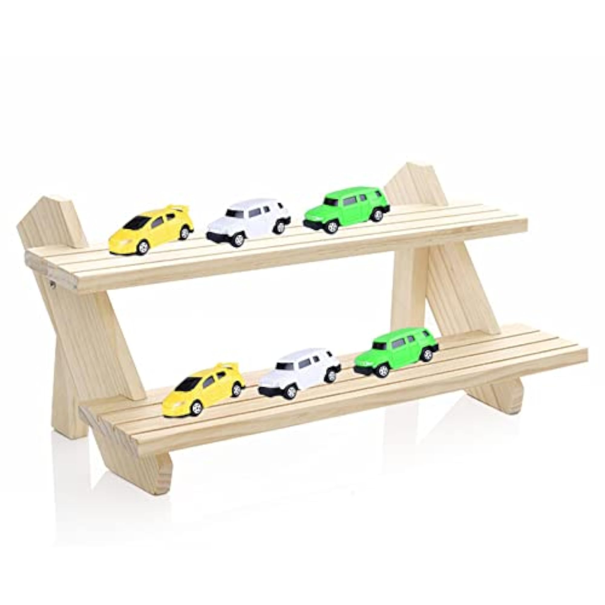 Losa Wooden Jewelry Display Tray, Two Layers