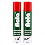 NOLA Lot de 2 cartouches de gaz à briquet, 100 ml, universel, pour briquets et chalumeaux,...