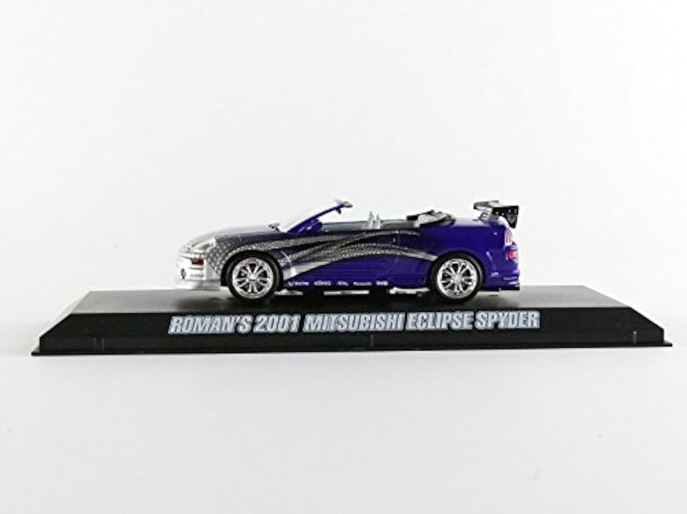 模型+プラモデル GREENLiGHT   MITSUBISHI ECLIPSE SPYDER GREENLIGHT 1:43 Fast and Furious - Roman's 2001 Mitsubishi
