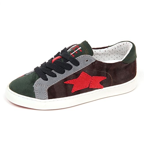 Chaussure garçon Ishikawa E2646 en daim et velours pour ses premiers pas fiers