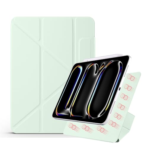 Étui magnétique pour iPad Pro 11 M4 (2024) finition fine avec rabat intelligent de luxe
