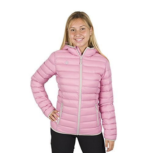Izas Kresa Chaqueta De Fibra Ultraligera, Mujer, Rosa Plateado, Xl Izas Kresa Chaqueta De Fibra Ultraligera, Mujer, Rosa Plateado, Xl