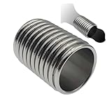 Stainless Steel Threaded Exercise Ring Stretcher Set, Men's Special Muscle Strength Training Set -E32CCUS (28mm：A)