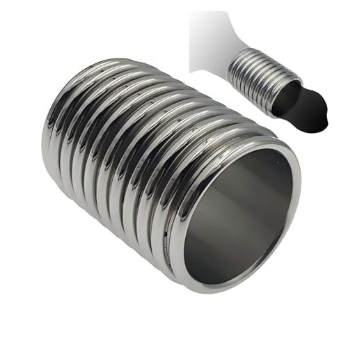 Stainless Steel Threaded Exercise Ring Stretcher Set, Men's Special Muscle Strength Training Set -E32CCUS (28mm：A)