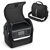 SZZCNOX ポータブルパワーステーションキャリーケース Anker 521 Power Station対応 発電機保護ケース ストレージバッグ ポケット付き アウトドア 旅行 キャンプ 充電アクセサリー (ケースのみ)