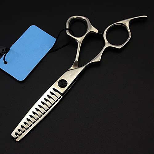 Haarschneideschere, 6 Zoll, Professionelles Linkshänder-Haarscheren-Set Aus 440C-Mattstahl, Zum Schneiden Und Effilierscheren Für Friseure