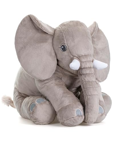 corimori Großes Elefanten Kuscheltier I extra Flauschiger Elefant 60cm, XXL Plüschtier