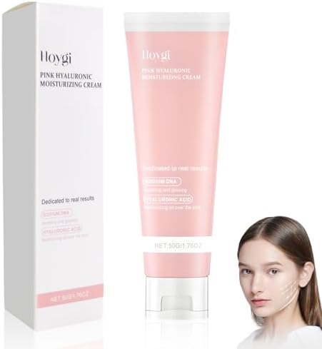 Hydrating Cream with Hyaluronic Acid, Face Moisturizer, Hyaluroni...