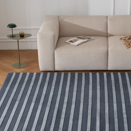 Tapete Revival Rugs Staves 5'x8' Azul miniatura 7