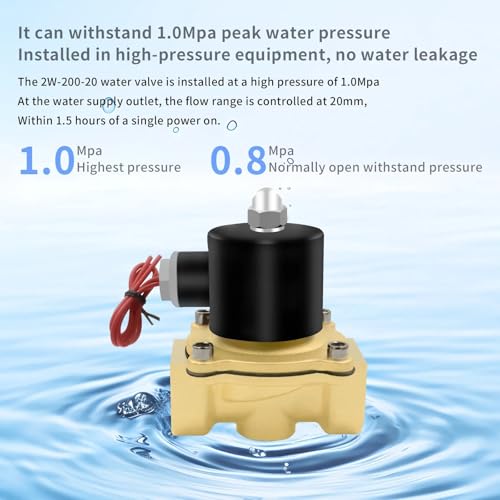 Électrovanne pneumatique 3/4 contre les fuites de vanne d eau