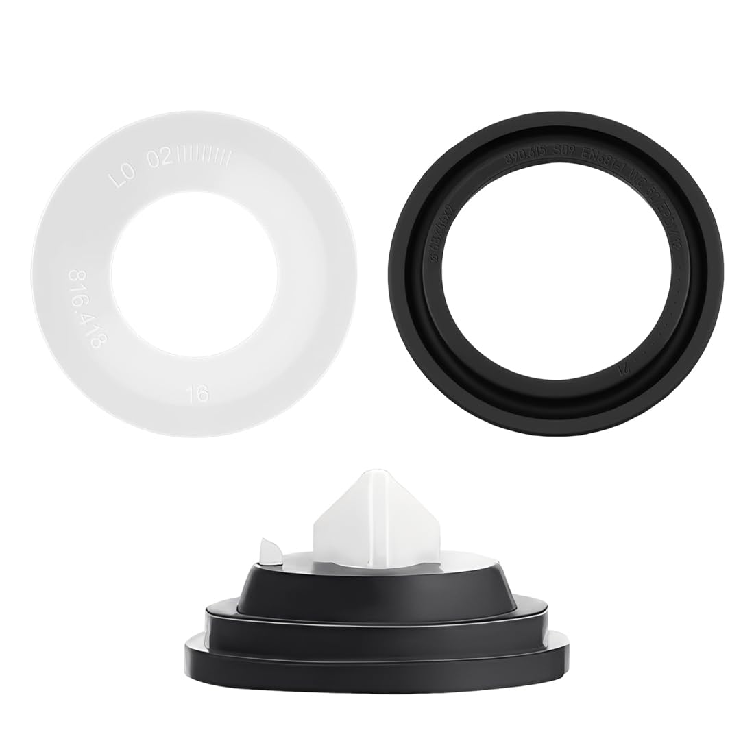 3 Pezzi Guarnizioni Set Cassetta Per Geberit Guarnizione Campana Diametro 63X32Mm E Guarnizione Per Bassi Diametro 68X46Mm Guarnizione Bacino Ricambi Per Geberit(A)