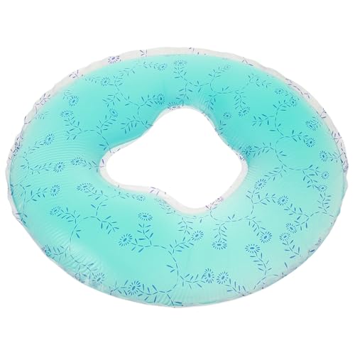 Appui-tête table de massage silicone vert trou soin spa