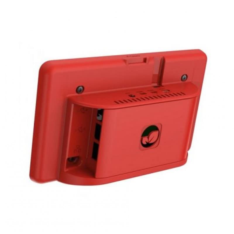 REES52 Raspberry Pi 4 Model B Touchscreen 7 Inch Display Abs Case - Red