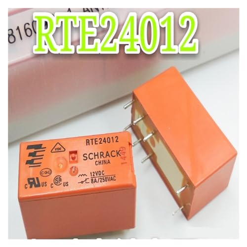 Relé electromecánico de potencia RTE24005 5VDC con contactos conmutados de 8 amperios 2